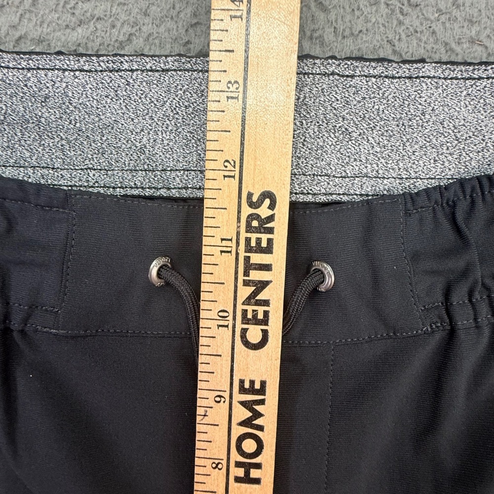 Vuori Meta Pant Mens XL Black Elastic Waist Drawstring Performance Trousers V463 - Picture 8 of 11